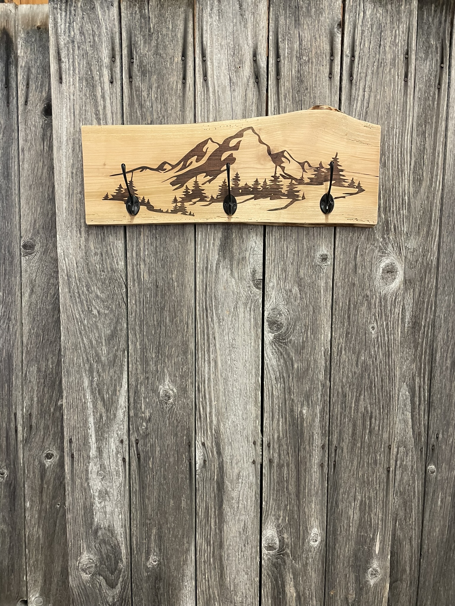 Porte-manteaux rustique - Vignette 2